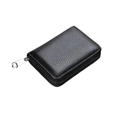 Imagem de Carteira Unissex Mini Minimalista Com Bloqueio RFID, Porta-cartões De 