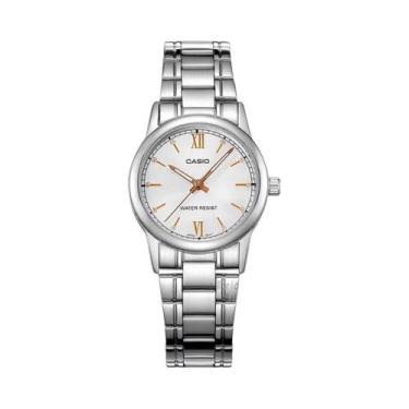 Imagem de Relógio De Quartzo Feminino Casio Com Tira De Aço LTP-V005D-4B2/7B2 El