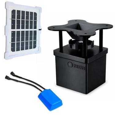 Imagem de Alimentador Automático Cevador Ave Piscicultura Solar Javali - mmamute