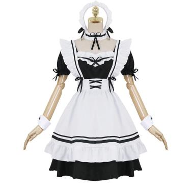 Imagem de Miracles Nikkis Chocolate Maid Anime Cosplay Costume Maid Co