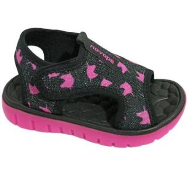 Imagem de Sandalia Menina Led Calce Facil Pisca Novo Pe-Masculino