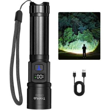 Imagem de Lanterna Recarregável TrixHub TH005 Alta Luminosidade 5 Modos