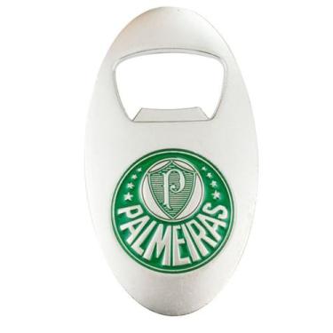 Imagem de Abridor Garrafas Prateado Com Ímã Palmeiras - Mileno