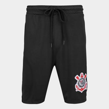 Imagem de Bermuda Corinthians Com Zíper Lateral Masculina-Masculino