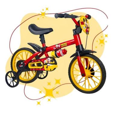 Imagem de Bicicleta Bicicletinha Infantil Mickey Aro 12 - Nathor