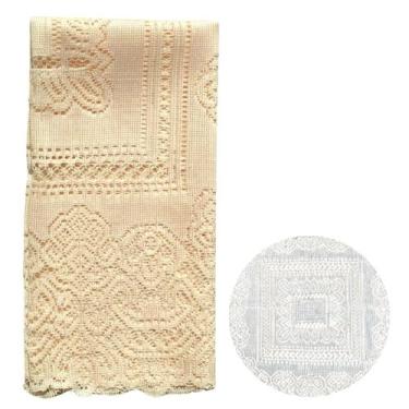 Imagem de Toalha De Mesa Chá Centro Renda Quadrada Cozinha 60X60cm - Ami, Modelo