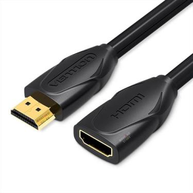Imagem de Cabo Extensor Adaptador HDMI 2.0 4K Macho Femea 5m Vention