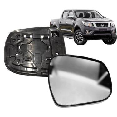 Imagem de Subconjunto Lente Espelho e Base Retrovisor Nissan Frontier 2017 até 2