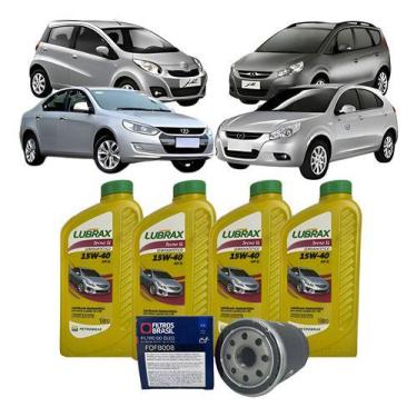 Imagem de Kit revisão + filtro jac j2 j3 1.4 16v j5 1.5 16v j6 2.0 16v mlb216236