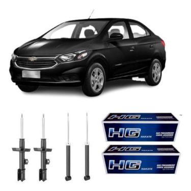 Imagem de Kit Amortecedor Dianteiro Traseiro Prisma Joy Onix Joy Sonic - 2M PLAS