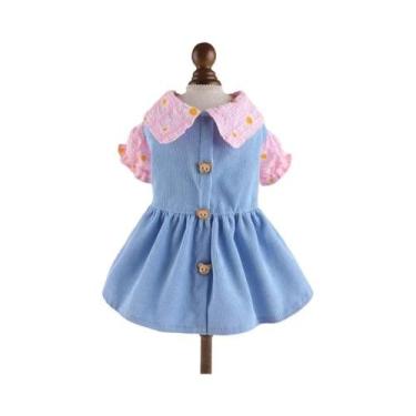 Imagem de Vestido De Cachorro Estilo Princesa Primavera Verão, Saia De Moda Para