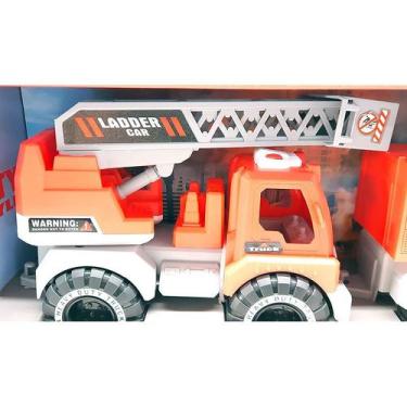 Imagem de Kit 2 Carrinhos de Bombeiro Escala 1:18 E98 - Dorémi - CXL