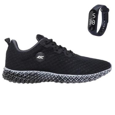 Imagem de Tênis Feminino Para Academia Caminhada Sola Reta Com Relógio GT2 w - C