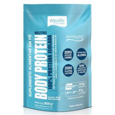Imagem de Body Protein Isolado BCAA Neutro 900g Sache - Equaliv-Unissex