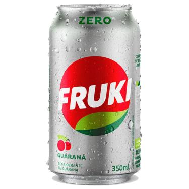 Imagem de Refrigerante Guaraná Zero Açúcar Fruki 350ml Lata Vegano