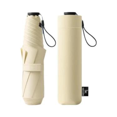 Imagem de Guarda-chuva Manual Portátil Estilo Japonês 125g Proteção UV Resistent