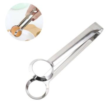 Imagem de Pinça Pegador Prana Inox para Ovos Carne Peixe Utensílio Cozinha Multi
