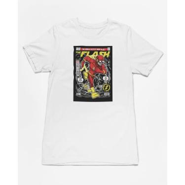 Imagem de Camiseta Poster Pop Style Inspiração FLASH Estampa DTF 100% Algodão Pr