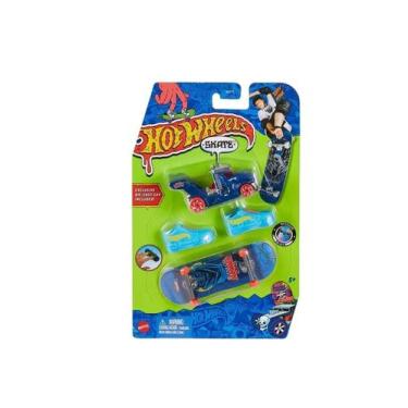 Imagem de Hgt71 hot wheels skate de dedo com tenis e carro hgt74 (43461) - MATTE