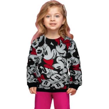 Imagem de Blusa Moletom Infantil Menina Inverno Personagens Licenciado - anjo da