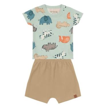 Imagem de Conjunto Bebê Menino Brandili, Estampado, P