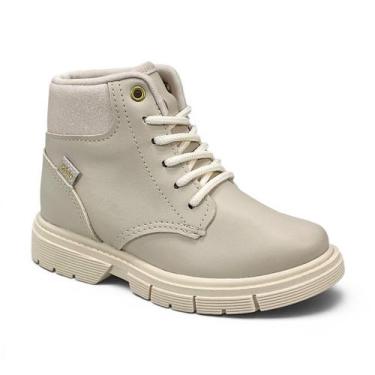 Imagem de Bota Kidy Coturno Fashion Baby 840116 Marfim Glitter, Marfim, 23
