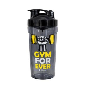 Imagem de Garrafa Fitness Coqueteleira Academia 850ml Shakeira Misturador Shake 