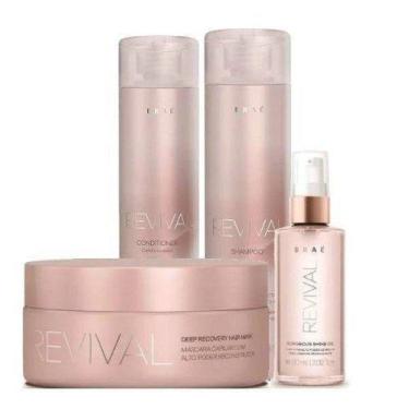 Imagem de Revival Brae Kit Reconstrutor Cabelos Danificados 4 un Shampoo Condici