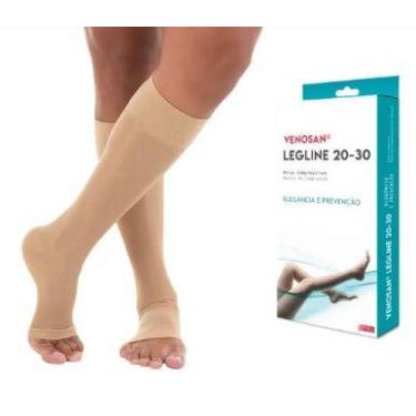 Imagem de Meia De Compressão Venosan LEGLINE - 20-30mmhg - 3/4 - Pé Aberto, P