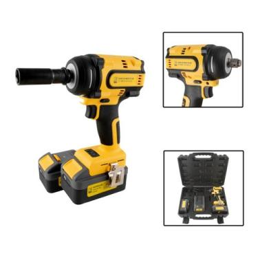 Imagem de Chave De Impacto 20V 1/2 Com 2 Baterias 4.0 Ah 600 Nm - EDA