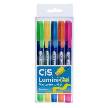 Imagem de Marca Texto Gel Cis Lumini com 5 Cores
