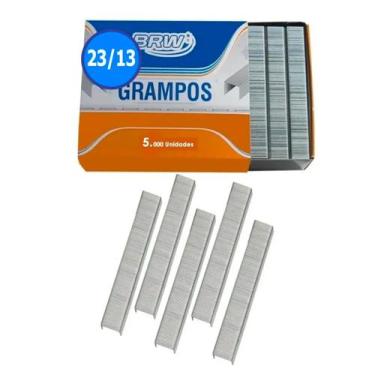 Imagem de Grampo 23/13 para grampear 60 a 90fls Galvanizado BRW 5000un