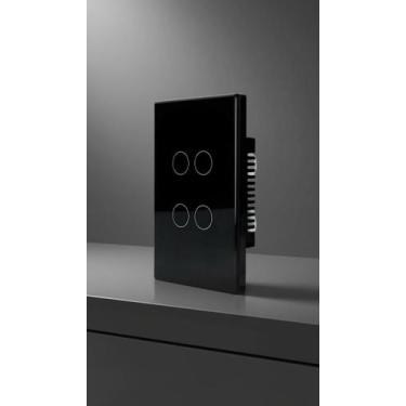 Imagem de Interruptor Inteligente Wi-Fi 4 Botões Touch - Congratulations Store