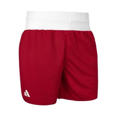 Imagem de Shorts de Boxe adidas -, Vermelho, M