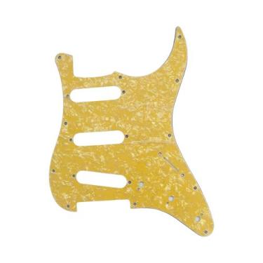 Imagem de Protetor De Guitarra Multicolorido Com 11 Furos SSS E Parafusos Para G