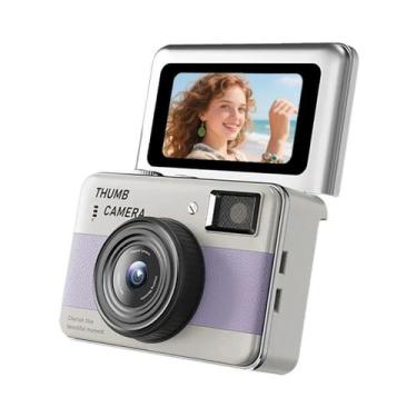 Imagem de Câmera Mini HD De 68MP Tamanho De Polegar Com Tela Flip De 147 Polegad