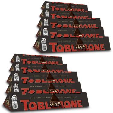 Imagem de Chocolate Suíço Toblerone Dark Kit 10 Unidades de 100g