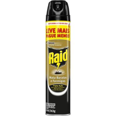 Imagem de Inseticida Aerossol Raid Mata Barata 420ml