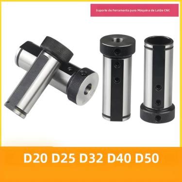 Imagem de Suporte De Ferramentas Para Torno CNC Com Bucha Guia Cônica D20 D25 D3