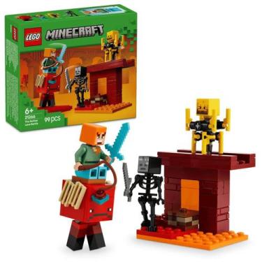 Imagem de LEGO Minecraft Batalha de Lava no Nether 99 Peças 6+ 21266