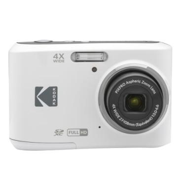 Imagem de KODAK Câmera digital PIXPRO Zoom FZ45-WH de 16 MP com zoom óptico de 4X, ângulo amplo de 27 mm e tela LCD de 2,7 polegadas (branca)
