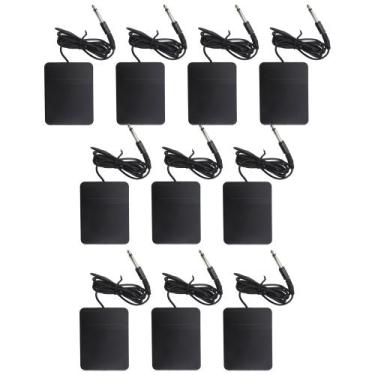 Imagem de Kit 10 Pedais Sustain Rhythmic P10 Universal para Teclado e Piano Digi