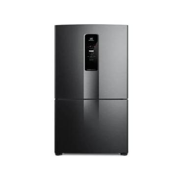 Imagem de Geladeira Electrolux Frost Free Inverter 490L com AutoSense Inverse Black Inox Look (IB7B) 127V 127v