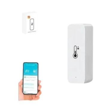 Imagem de Sensor De Temperatura E Umidade WiFi Inteligente Zigbee 3.0 Controle P
