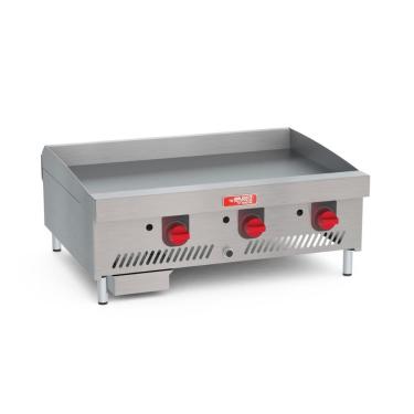 Imagem de Chapa de Fritura CHEXP915-G25 com 3 Queimadores e Isolamento Térmico Prata Red Chameleon