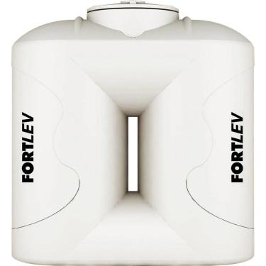 Imagem de Caixa d'água Slim Armazenamento de Água com Design Compacto e Separador de Folhas Branca Fortlev 600L