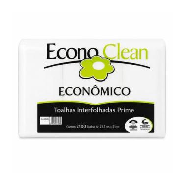 Imagem de Papel Toalha Interfolha Branco 2400un 21cmx20,5cm Econoclean - Econo C