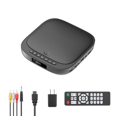 Imagem de Reprodutor de DVD Mini FELEMAN HDMI USB TF Card Compacto
