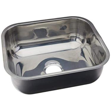 Imagem de Cuba Inox Tecnocuba n°3 funda 17 cm prof (40x34x17) aço inox 430 Acabamento Polido