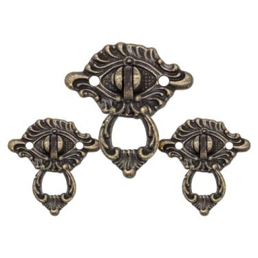 Imagem de Puxador De Gaveta Comoda Bau Colonial Roma Pequeno Alça 3uni